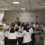 Students working together in the laboratory